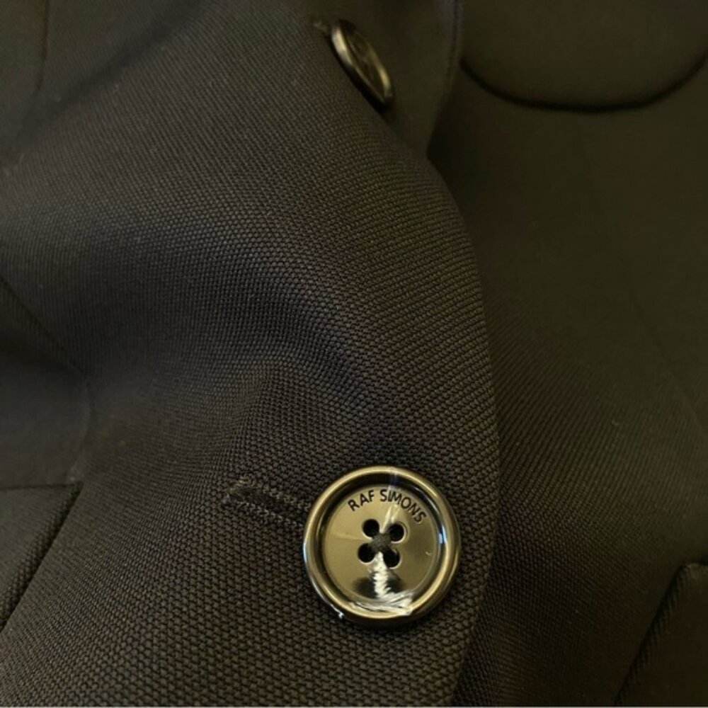 Raf Simons || Slim Fit School Boy Blazer‎ SS2022 Navy Blue IT 40 US Small - Picture 4 of 14